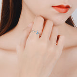 Blue Mermaid Tail Ring