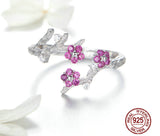 Winter Blooming Plum Flower Ring