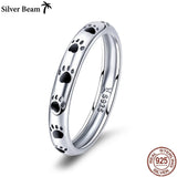Dog & Cat Footprints Ring