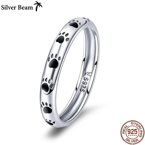 Dog & Cat Footprints Ring