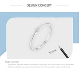 Round Zirconia Crystal Ring