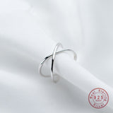 Simple Adjustable X Cross Ring