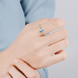 Blue Mermaid Tail Ring