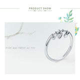 Glittering Heart Ring