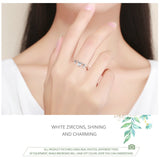 Glittering Heart Ring