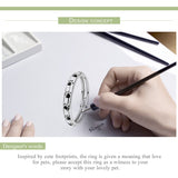 Dog & Cat Footprints Ring