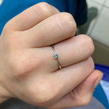 Topaz Solitaire Ring