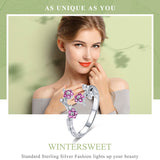 Winter Blooming Plum Flower Ring