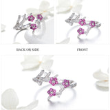 Winter Blooming Plum Flower Ring